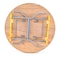 Atlas Commercial Products Titan Series 48 Round Wood Folding Table WFT5-48R - alternate 6